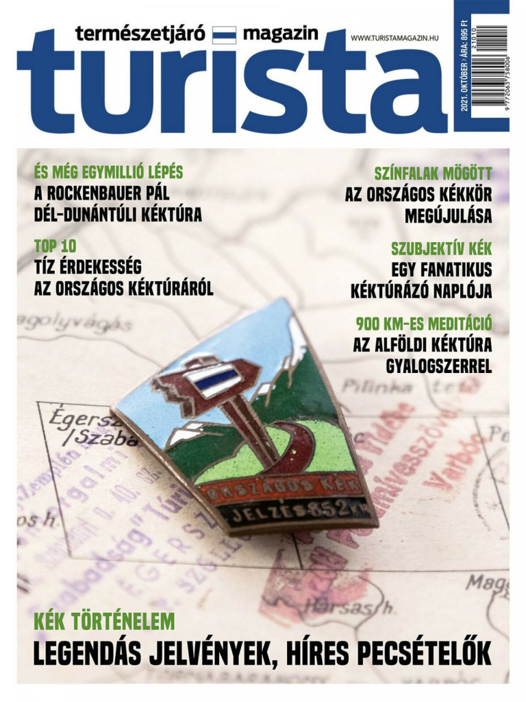 Mindent a kéktúráról a Turista Magazin októberi lapszámában